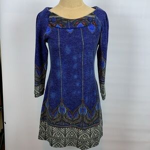 Aryeh by Anthropologie lightweight blue sweater tunic, small